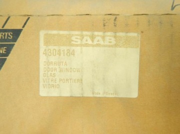 ОКНО ДВЕРИ БОКОВОЕ SAAB 9000 ЗАДНЕЕ ЛЕВОЕ 4304184