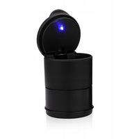 фото thumb №14, Пепельница автомобильная led корзина w место чашки хром