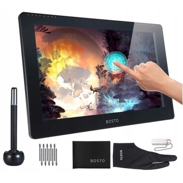 Графический планшет BOSTO 2в1 с WINDOWS Studio 16HDT