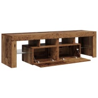 фото thumb №10, Vidaxl szafka pod tv з освітлення led, stare дерево, 140x36,5x40 cm