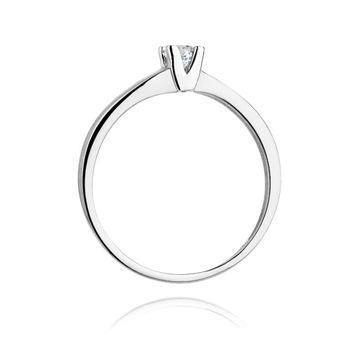 Кольцо W-252 0,12CT Diamonds White Gold 585