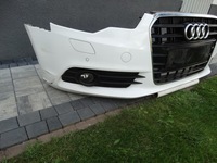 фото thumb №2, Audi a6 c7 2011-2014 бампер переднее перед pdc ly9c белый оригинал