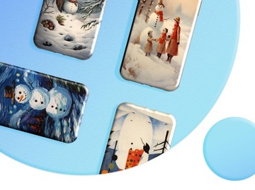 ETUI DO SAMSUNG GALAXY A33 5G WZORY BAŁWAN ZIMA ŚNIEG OBUDOWA POKROWIEC