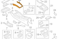 фото thumb №10, Audi q5 8r передня консоль середня алюмінієва захист 8r0863305m1nk
