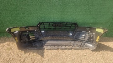 фото thumb №10, Audi q5 ii s line 80a 2017-2020 бампер перед чёрный оригинал