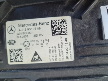 фото thumb №13, Mercedes e класс 213 w213 рестайлинг лампы перед полный led high performance