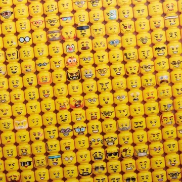 Пазл LEGO Minifigure Faces Лего 1000 деталей