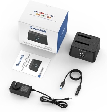 Док-станция WAVLINK SSD с разъемом SATA 2,5–3,5 дюйма