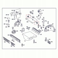 фото thumb №3, Направляющая ползунок шторка mercedes a-klasa w169 w245