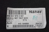 фото thumb №13, Оббивка кришки багажника 4h0867975h audi a8 s8 d4