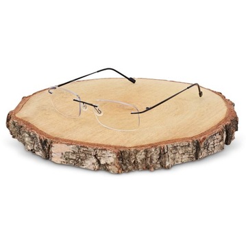 BEZRAMKOWE Okulary moc +2.50 do KOMPUTERA Blue Light ANTYREFLEX UV Patentki