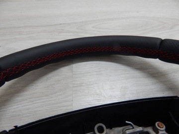 фото thumb №6, Citroen berlingo ii - руль - кожа красная nić bez kaucji