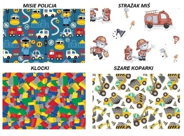 PRZEŚCIERADŁO 100% BAW. Z GUMKĄ 60x120 DUŻO WZORÓW