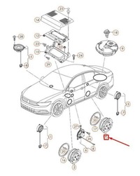 фото thumb №7, Динамик низкочастотный vag passat arteon оригинальный 3g0035453