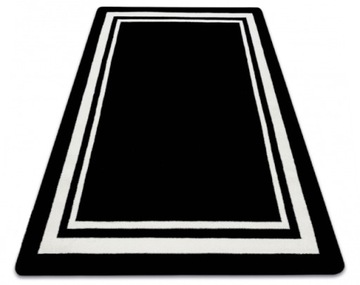 HAMPTON Ковер 160x220 BORDER гламурная рамка черный