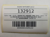 фото thumb №9, Магнитола дисплей vw passat b7 1k0035186an оригинал