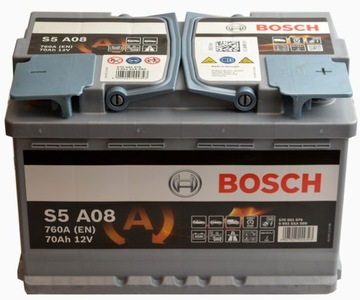 фото thumb №2, Bosch старт-стоп s5a08 12v 70ah 760a agm
