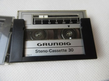 KASETY NOŚNIKI STENO CASSETTE GRUNDIG 30 DYKTAFON BDB STAN