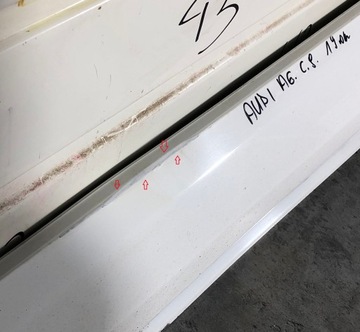 фото thumb №8, Audi a6 c8 2018- планка порогова ліва накладка порога ліва оригінальна