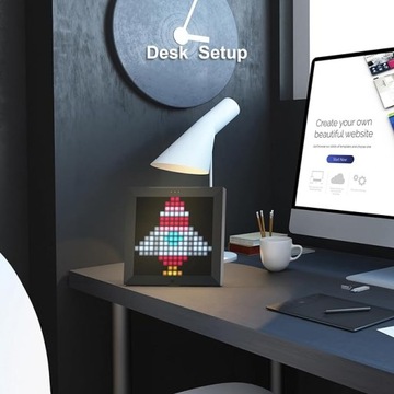 ЦИФРОВАЯ РАМКА BLUETOOTH 8,6-ДЮЙМОВЫЙ СВЕТОДИОДНЫЙ ЭКРАН DIVOOM PIXOO УПРАВЛЕНИЕ ПРИЛОЖЕНИЕМ