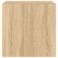 Купити Vidaxl ścienne szafki tv з led, 2 szt., dąb sonoma, 40,5x35x40 cm, фото thumb