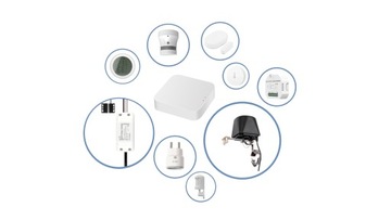 Батарейки + детектор дыма Tuya WiFi, звуковая сигнализация, световая сигнализация WiFi