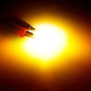 COB LED ЛАМПОЧКА 12 CHIP W5W T10 ПАРКОВКА ЖЕЛТАЯ