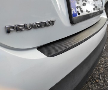 фото thumb №7, Наклейка плівка захисна na бампер карбон 90x8,8cm