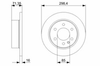 фото thumb №1, Диск тормозной. vw crafter 06- задняя