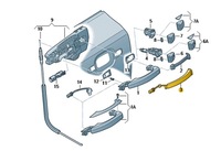 фото thumb №9, Датчик ручка двері перед audi 4g8927753b od aso