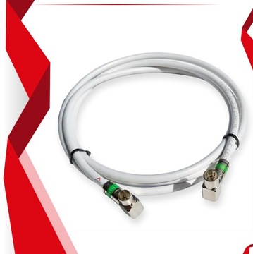 Kabel antenowy Wtyk Kątowy i Gniazdo Kątowe 6M