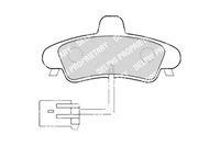 фото thumb №1, Гальмівні колодки гальмівні ford cougar mondeo ii mondeo iii