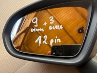 фото thumb №16, Зеркало левое mercedes cla w118 12 pin 9+3 pin цвет 149