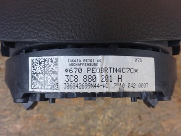 фото thumb №7, Vw passat b7 eos рестайлінг повітряна подушка подушка безпеки водія 3c8880201h