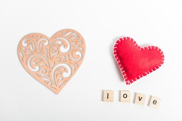 Деревянный декор HEART OPEN 2 10см СВАДЕБНЫЙ