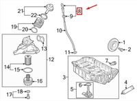 фото thumb №9, Porsche cayenne 92a щуп масла двигателя 95810716820 оригинальный