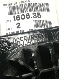 фото thumb №3, Накладка педали газа citroen berlingo ii 160635 oe!