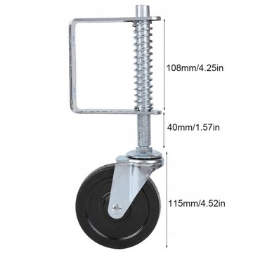 KÓŁKO DO BRAMY Z AMORTYZATOREM 100MM