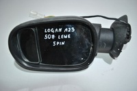 фото thumb №1, Дзеркало зовнішнє ліва dacia logan 5 pin