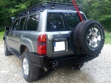 NISSAN PATROL Y61 GU4 СТАЛЬНОЙ ЗАДНИЙ БАМПЕР