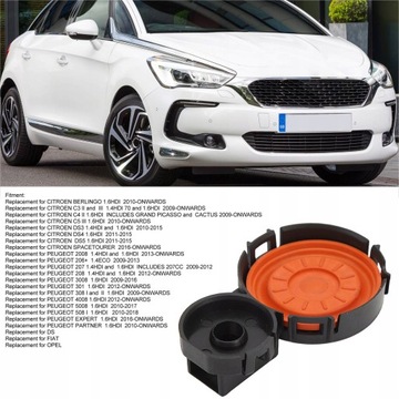 Клапан PCV крышки Peugeot Citroen 1.6 HDi