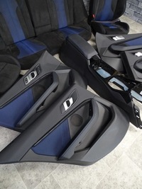 фото thumb №10, Bmw f40 сиденья диван обшивки туннель средство салон m performance алькантара