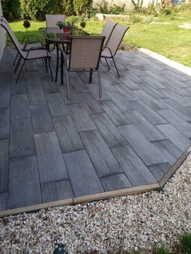 Drewno betonowe deska betonowa płyta tarasowa 10,5m2