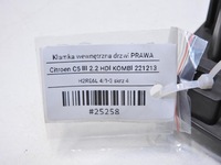 фото thumb №7, Ручка ручка дверь правое citroen c5 iii