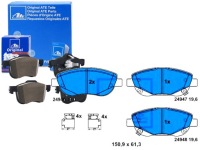 фото thumb №1, Тормозные колодки тормозные toyota avensis verso 2.2d 11.08-1