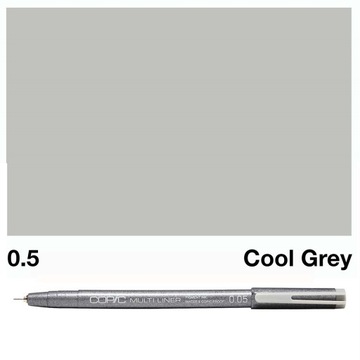 COPIC Multiliner Fineliner 05 мм Холодный серый