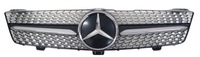 фото thumb №1, Mercedes cls w219 c219 08- решётка радиатора решётка радиатора diamond серебристый logo