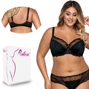 AVA biustonosz AV-1030 SEMI-SOFT czarny 105B