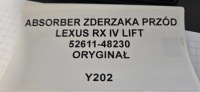 фото thumb №9, Абсорбер бампера перед lexus rx iv lift оригінал