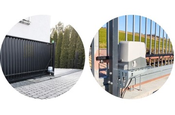 ПРИВОД РАЗДВИЖНЫХ ВОРОТ 600 КГ 3xПИЛОТ 5xWIFI ПОЛОСКИ TUYA GATE АВТОМАТИЧЕСКИЙ